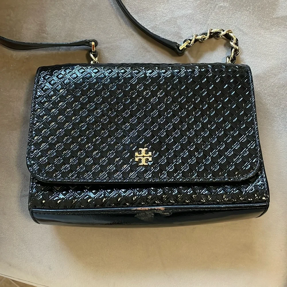 Tory Burch black cross body bag - Picture 1 of 3